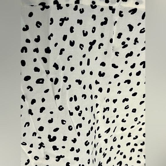 NWT XXL Tall Old Navy Cream Leopard Print V Neck Boho Tunic - Picture 4 of 7